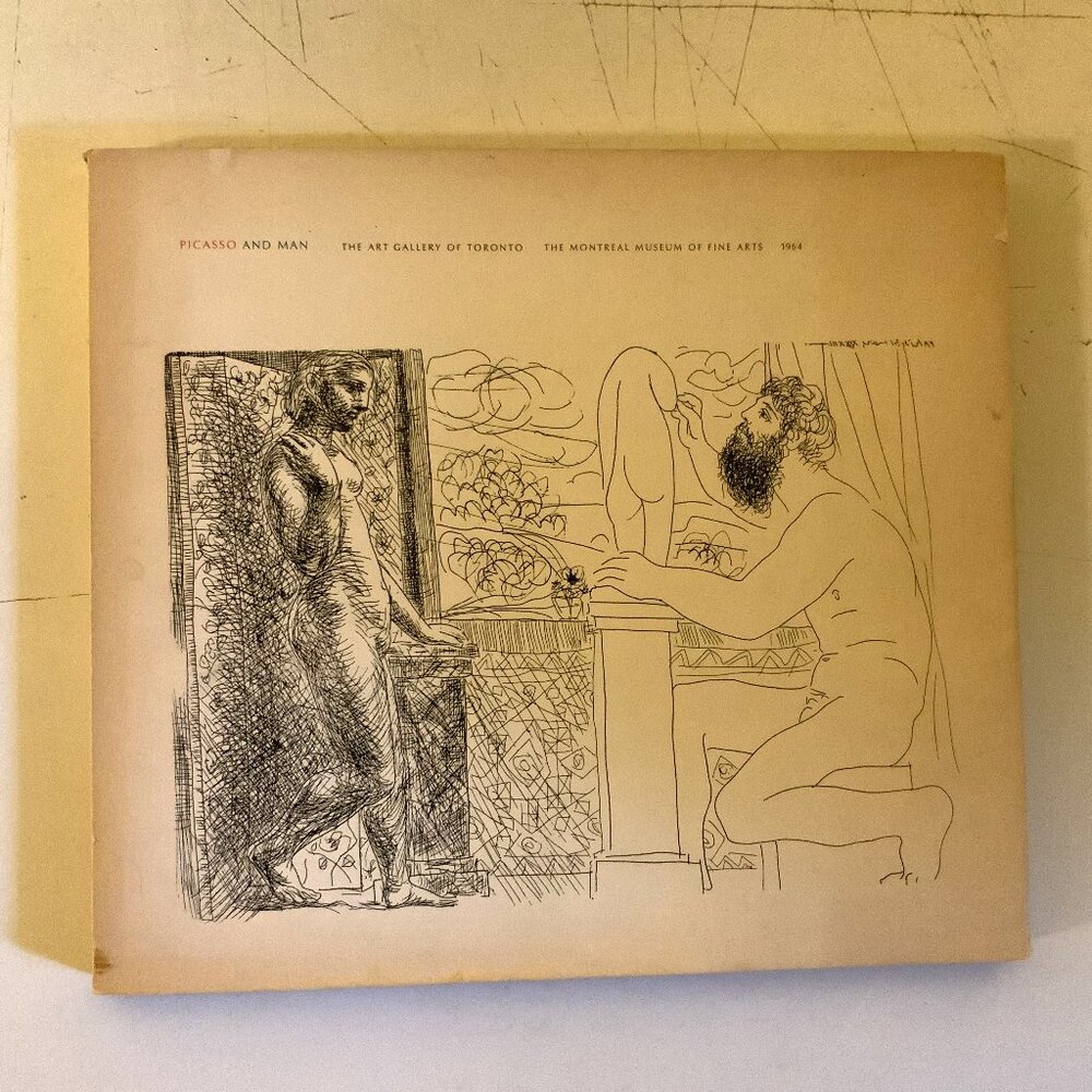 1964 ART CATALOG "PICASSO AND MAN" PABLO PICASSO TORONTO MONTREAL EXHIBITION